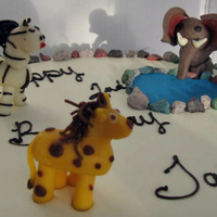 Animal Birthday Cake 
