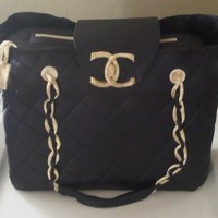 Chanel Quilted Purse The bride-to-be owns this purse and I was asked to recreate it. Reasonably close if I do say so myself! =)