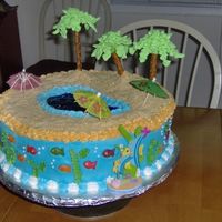 Tropical Pool I got this cake from a magazine cover, for a friend's child's birthday party. It was luau themed.