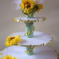 Floral Cupcake Stand 