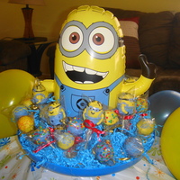 Minion Cake Pops 