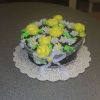 Last Wilton Cake-Course I Im not a traditional kind of girl so this is the cake I did as my final cake.