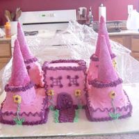 Castle Cake This is a cake that I made for a friend's birthday. I am just getting starting making cakes for friends. I love it!