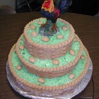 Rooster Birthday Cake 