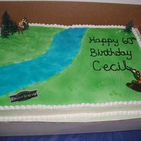 Hunting Birthday Cake 