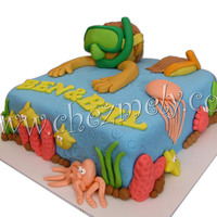 Snorkeling Twins The birthday twins love snorkeling very much!