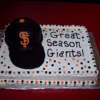 Little League Cake Thanks to roxxxy_luvs_duff for the inspiration. My hat could have been better, but it was my first. try.