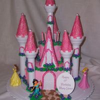 Princess Castle Made using the Wilton Castle Set. Little Girl loved it. Took a long time to make, but worth the experience