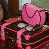 Suitcase For Exchange Student Thanks to amberhoney for her step by step guidence. This cake is vanilla with butter cream and homemade carmel filling. Rhodas Chocolate...