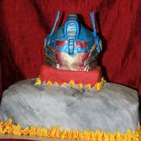 Transformer This is one of the first "Free cakes" I have done. I am the one who has been advertising that I will do any cake for free as long...