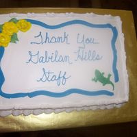 Staff Appreciation Cake 
