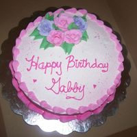 Pink Birthday Cake 