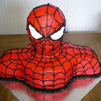 Spider-Man Spider-man's head is made from Rice Krispies, the rest is chocolate cake. He was a great learning experience, but I am pleased with...