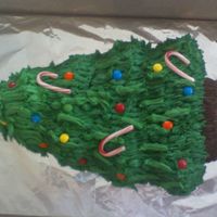 Christmas Tree I made this for a friend of mine I used the Wilton Tree Pan, all bc , except candy decorations
