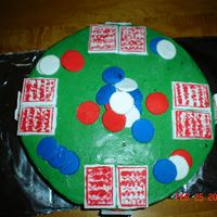 Cakes_007.jpg This is a cake idea that I got from this web site. It was for my father's birthday. It was a chocolate cake with bc icing. I used mmf...