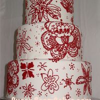 Heatherp.jpg This is a pattern off my skirt. I was staring at it during church thinking "Hum...that would look cool as a cake" LOL