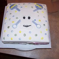 Rattle On A baby shower cake for my boss. My first ever!