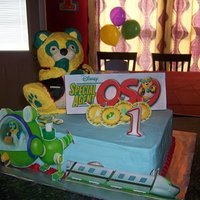 Disney's Special Agent Oso Cake I made this cake for my son's first birthday. You can see how I made this cake by copying and pasting the link below. http://www....