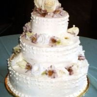 Wedding Cake 1 This was my first wedding cake.