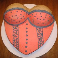Bustier Cake This was for a lingerie party for a friend who sells lingerie. I really liked the way this one came out. All BC. Comments appreciated!