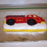 Firetruck Cake For my son's 3rd birthday