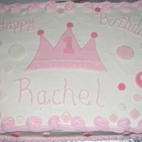 Princess Birthday Cake Here is a recent cake I made for a friend's first birthday. Princess theme.