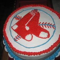Boston Red Sox Birthday Cake Here's a cake i recently made for a huge Boston Red Sox fan.