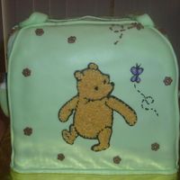 Classic Pooh Diaper Bag This is diaper bag cake I made for my niece's friend's baby shower. I was a little dissappointed w/ their lack-luster reaction (...