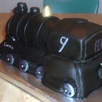 Missed The Train This is the back view of the "Seven O'clock train" I just posted. I had lots of fun making the cake. I cannot wait to see...