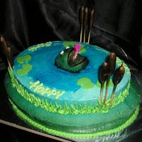 50 Th Birthday Fish Cake 