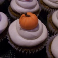 Pumpkin Cupcakes Pumpking Chai cupcakes with Cinnamon Cream Cheese Icing. These were sooooo delicious, I will probably make them year round.