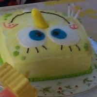 Spongebob Birthday Cake I wish I would have gotten a better pic of this cake, but didn't think it as important as it seems now. I wasn't into cake...