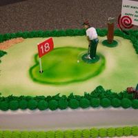 Golf Just another chocolate birthday cake.