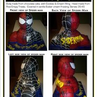 Spider-Man 3D Cake Thank you to all those on CC for the insiration and instructions for this one.See picture for cake description.