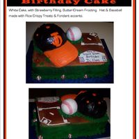 Grand Slam Baseball Cake 