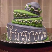 Firgrove This is my first time trying to do a topsy turvy cake. I had a lot of fun with it. My son's school had a dessert auction that I made...