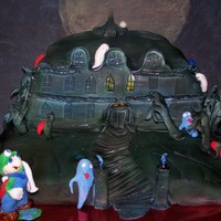 Marios Spooky House From the Mario Game the Haunted house