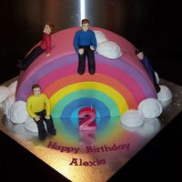 Wiggles Rainbow Cake 