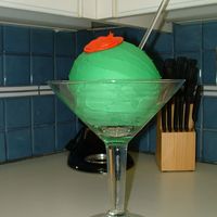 Martini Olive Cake my girlfriend loves martinis...so an unusual cake for an unusual girl...