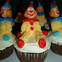 Clown Cup Cakes I did these for my son's 5th birthday for his preschool class. The kids loved them!
