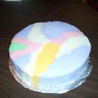 Playdough Cake This was an experiment bc icing job and I am not so sure I like it.