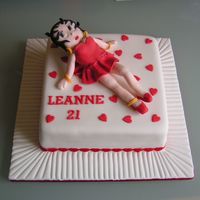 Betty Boop 21St Birthday Cake 
