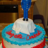 Promotion I did this cake for a friend who was promoted!