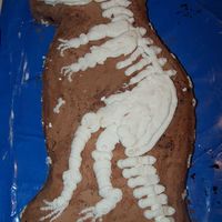 Dinosaur Skeleton Ihnspired from a Wilton Yearbook cake.