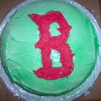 Father's Day Red Sox Cake I made this today for dh for Father's Day. I wish I had made the B smaller so I could have actually written Happy Father's Day on...