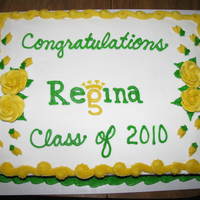 Nicole's Cake I did this cake for a friend's daughter. I graduated from there too!