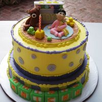 Anicah's Cake Hand molded topper
