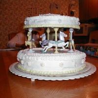 Carousel Cake This is the second cake I ever made. It was for my youngest daughters 2nd birthday. I must have turned my wrist or something because my...