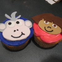 Dora Boots dora and boots cupcake.