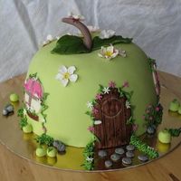 My Apple Cake All fondant and gum paste.